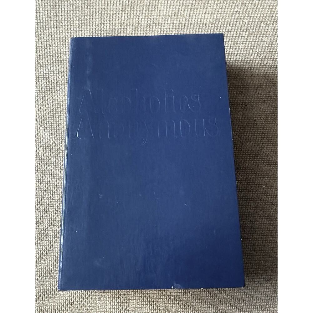 Vintage 1995 Alcoholics Anonymous SC Book Addiction Recovery Sobriety Support